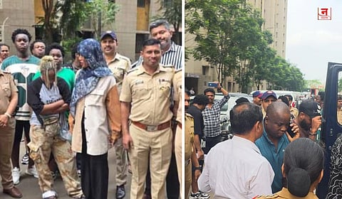 पोलिसांचा डोंबिवलीत 'सर्जिकल स्ट्राइक'; पलावा सिटीतून २५ आफ्रिकन नागरिक ताब्यात