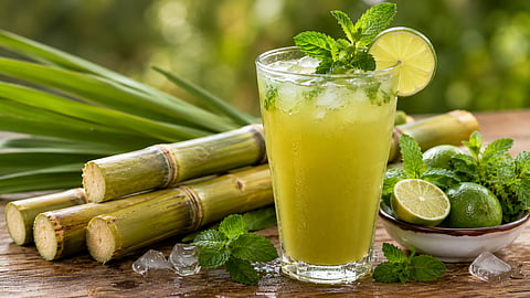 Summer Drink : लिंबू-पुदिन्याच्या ट्विस्टसह बनवा हेल्दी ऊसाचा रस; उष्णतेत मिळेल थंडावा