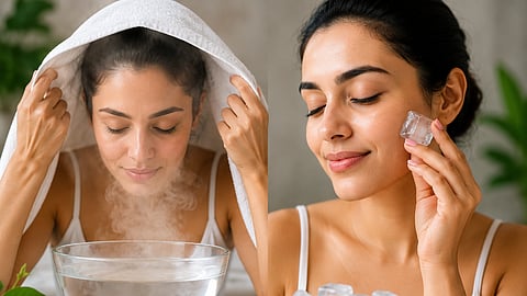 वाफ की बर्फ? त्वचेसाठी कोणता उपाय जास्त फायदेशीर; जाणून घ्या योग्य स्किनकेअरचा फॉर्म्युला