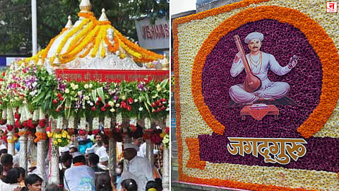 संत तुकाराम महाराजांची पालखी २४ जुलैला पंढरपुरात; आषाढी वारीसाठी ७ जुलैला देहूतून प्रस्थान 