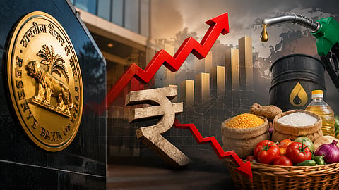महागाई भडकणार! रिझर्व्ह बँकेचा इशारा; GDP वाढही घसरणार, तूर्तास रेपो दर स्थिर ठेवण्याचा निर्णय 