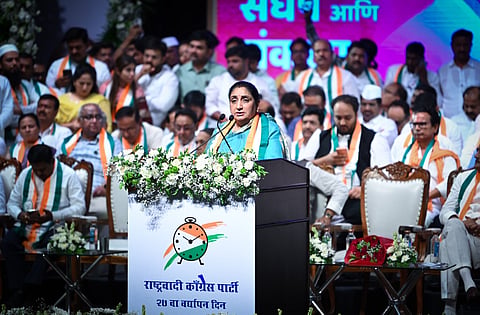 फुटीचे राजकारण सहन करणार नाही; पक्षाच्या वर्धापन दिन सोहळ्यात उपमुख्यमंत्री सुनेत्रा पवारांचा इशारा