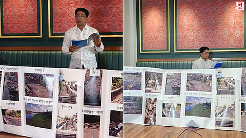 नाल्यातील गाळ नाल्यातच! मनसेने फोटो दाखवत केली पोलखोल 