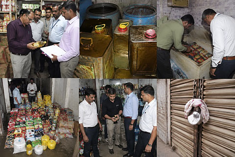 अन्नभेसळ करणाऱ्यांना FDA चा दणका; वसई-विरारमध्ये १८ दुकाने सील, लाखोंचा भेसळयुक्त माल जप्त