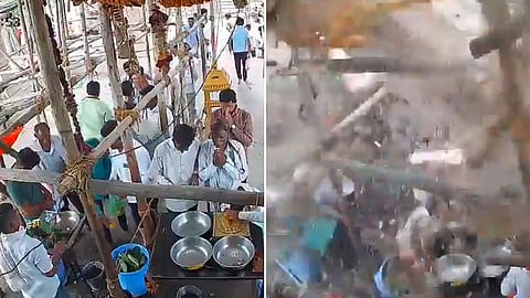परभणीत सभामंडप कोसळून ६ जणांचा मृत्यू