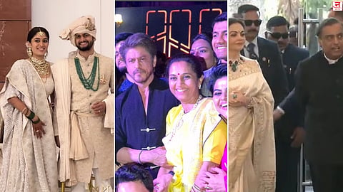 Mumbai : सुप्रिया सुळेंची लेक रेवती अडकली विवाहबंधनात; अंबानी, बच्चन, शाहरुखसह दिग्गजांची हजेरी