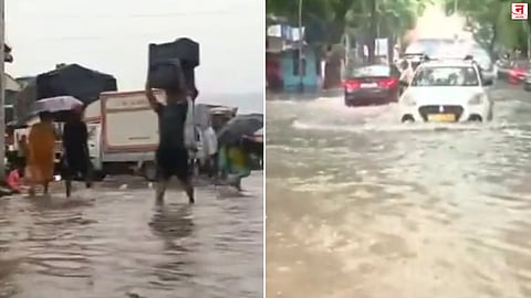 Mumbai Rain : मुसळधार पावसाने मुंबईची दाणादाण! ट्रान्स हार्बर रेल्वे मार्गावर परिणाम, पुढील ४८ तास महत्त्वाचे