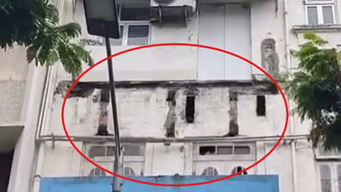 Mumbai : बाल्कनीचा भाग कोसळून; वाळकेश्वरला एकाचा मृत्यू