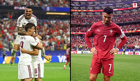FIFA World Cup 2026 : पोर्तु'गारद'! मेरिनोच्या भरपाई वेळेतील गोलमुळे स्पेन उपांत्यपूर्व फेरीत; १-० अशी मात, रोनाल्डोचा पुन्हा स्वप्नभंग
