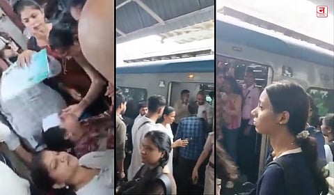 Mumbai : एसी लोकलमध्ये प्रवाशांचा गुदमरला जीव; तांत्रिक बिघाडामुळे १५ मिनिटे मुलुंड स्थानकात खोळंबा, Video 