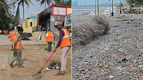 Mumbai : समुद्रकिनारे कचऱ्याच्या विळख्यात; पालिकेने श्वेतपत्रिका जाहीर करावी - किशोरी पेडणेकर