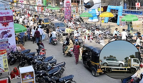 डोंबिवलीत टोईंग व्हॅन‌ नाही; वाहतूक पोलिसांचे डोंबिवली शहराच्या वाहतुकीकडे दुर्लक्ष