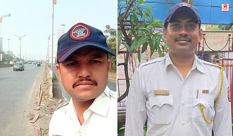 Navi Mumbai : कर्तव्य संपले... पण माणुसकी नाही; रबाळे वाहतूक पोलिसांच्या प्रसंगावधानाने बेशुद्ध कारचालकाला जीवदान