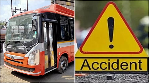 Mumbai : पुन्हा BEST चा अपघात! पवईत इलेक्ट्रिक बस दुभाजकावर आदळली; ७ प्रवासी जखमी, चालक म्हणाला- 'कारकडे लक्ष गेलं'
