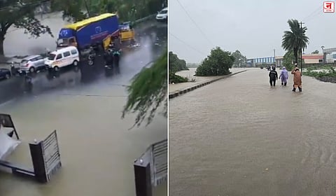 Palghar Rain Alert : पालघरला मुसळधार पावसाचा तडाखा! डहाणू-तलासरीत पूरस्थिती, रेल्वे सेवा ठप्प