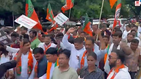 काँग्रेस, भाजपची देशभर निदर्शने