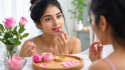 महागडे लिपबाम विसरा! गुलाब पाकळ्यांपासून घरीच बनवा नैसर्गिक लिपबाम; ओठ राहतील मऊ आणि गुलाबी