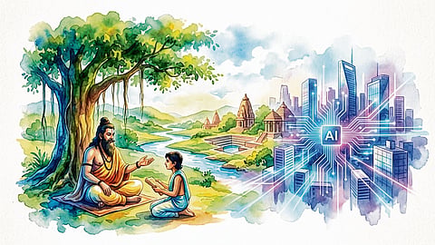 निसर्गापासून AI पर्यंत गुरुपरंपरेचा बदलता कॅनव्हास