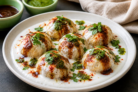 Healthy Snack : ओट्स आणि मूगडाळीचे स्वादिष्ट दहीवडे; घरच्या घरी बनवा झटपट रेसिपी 