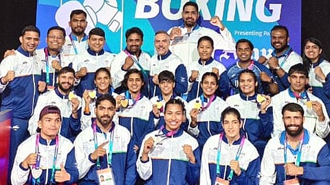 'सुवर्ण' सप्तक अन् पदकांचे ऐतिहासिक दशक! राष्ट्रकुल स्पर्धेच्या इतिहासात प्रथमच बॉक्सिंगमध्ये ७ सुवर्णांसह एकूण १० पदकांवर कब्जा