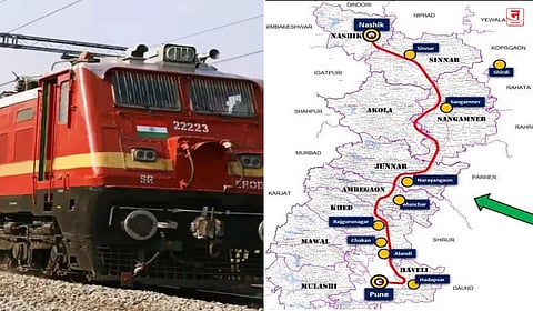 नाशिक-पुणे थेट रेल्वे मार्गासाठी आंदोलन; गोंदेफाटा येथे समृद्धी महामार्ग आणि नाशिक-पुणे महामार्ग एकाच वेळी रोखणार