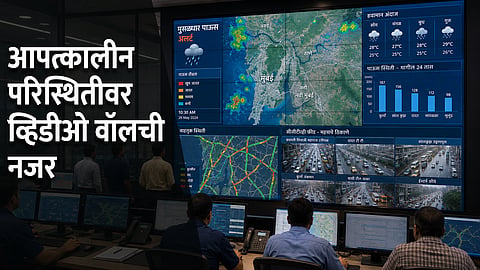 Mumbai : आपत्कालीन परिस्थितीवर 'व्हिडीओ वॉल'ची नजर; पालिकेच्या डिझास्टर मॅनेजमेंटची महत्त्वाची भूमिका