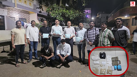 प्रयागराजमधील ड्रग्जची 'फॅक्टरी' उद्ध्वस्त; गुन्हे प्रकटीकरण शाखा कक्ष-४ची कारवाई, ६९.७५९ किलो एमडी जप्त