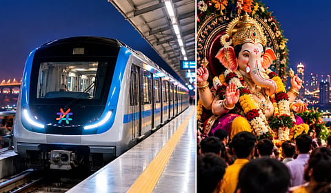 Mumbai : गणेशभक्तांना दिलासा; मध्यरात्रीपर्यंत धावणार ॲक्वा लाईन मेट्रो, जाणून घ्या वेळ  