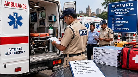 Mumbai : रुग्णवाहिका आरटीओच्या रडारवर; आठ महिन्यांत ८२ रुग्णवाहिकांवर कारवाई