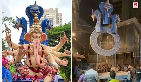 Mumbai : भुलेश्वरचा राजा गणेशोत्सव यंदा साधेपणाने; नुकसानग्रस्त मूर्तीची लोखंडी संरचना फॉरेन्सिक प्रयोगशाळेत