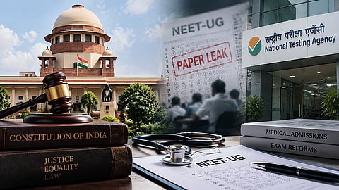 NEET Paper Leak : सुप्रीम कोर्टाचे न्यायाधीश NTA ची पाहणी करणार