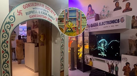 Ganeshotsav 2026 : जेठालालपासून भिडेंपर्यंत... घरात साकारली 'गोकुळधाम सोसायटी'; सजावटीने वेधलं लक्ष, Video