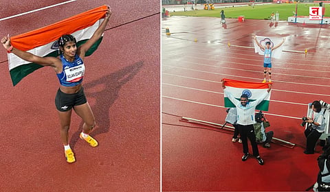 Asian Games 2026 : ॲथलेटिक्समध्ये पदक लयलूट; महिलांच्या लांब उडीत ॲन्सीला, उंच उडीत नाशिकच्या सर्वेशला रौप्यपदक 