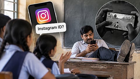 "शिकवायला येतात की Instagram ID मागायला?" वर्गात मोबाईलवर गेम खेळणाऱ्या शिक्षकावर विद्यार्थिनीचे गंभीर आरोप, VIDEO