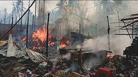 म्यानमार: बंडखोरांच्या भागात हल्ला; ४९ ठार, ५८ जखमी