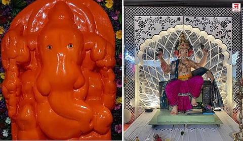 गणेशोत्सवाचा जल्लोष; साखरचौथीच्या गणरायाचे उत्साहात आगमन; उरण, पेण, मुरूडसह ग्रामीण भागात भक्तिमय वातावरण 