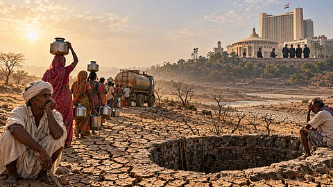 दुष्काळाची धग, सत्तेची मस्ती सत्ताधाऱ्यांना!