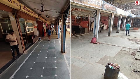 एपीएमसीच्या कांदा-बटाटा बाजारात वजनाचा वाद पेटला; व्यापाऱ्यांच्या बंदनंतर रास्ता रोको 