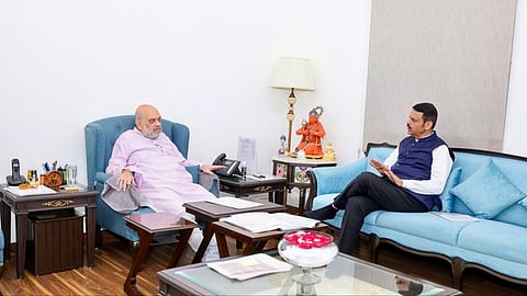 मुख्यमंत्र्यांनी घेतली शहांची भेट; दुष्काळाबाबत भरीव मदत करण्याचे केंद्रीय गृहमंत्र्यांचे आश्वासन