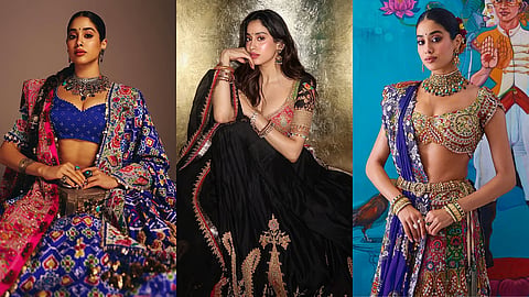 Navratri 2026 : लेहेंगा ते पटोला साडी; गरबा-दांडियासाठी ट्राय करा जान्हवी कपूरचे 'हे' स्टायलिश लूक 