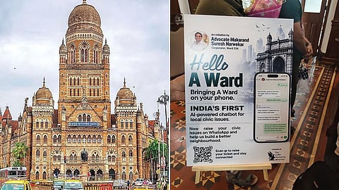 Mumbai : पालिकेचा 'हॅलो ए वॉर्ड' उपक्रम; व्हॉट्सअ‍ॅपवर एआय-संचलित तक्रार निवारण सेवा सुरू