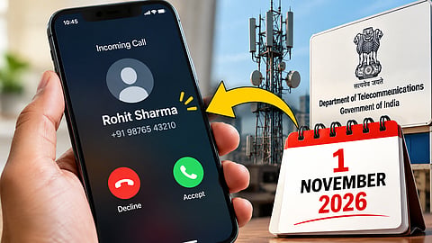 Truecaller शिवाय कळणार कोण करतंय फोन? रिंग वाजताच स्क्रीनवर दिसणार नाव; १ नोव्हेंबरपासून नवा नियम 