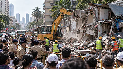 Mumbai : अनधिकृत बांधकामांवर बुलडोझर; दिल्लीच्या धर्तीवर वांद्रे, खार, सांताक्रूझमधील अमली पदार्थ तस्करांची बांधकामे पाडली