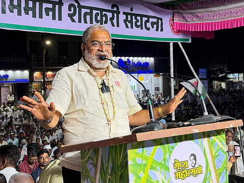लासलगाव : दर जाहीर होईपर्यंत ऊसतोड बंद ठेवा; स्वाभिमानी शेतकरी संघटनेची मागणी