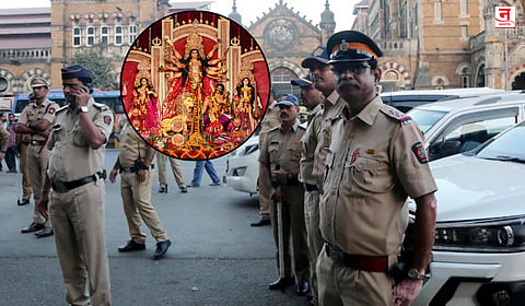 Mumbai : पोलीस प्रशासनाचा मोठा निर्णय; दुर्गामूर्तीचे फोटो, व्हिडीओ काढण्यास मनाई