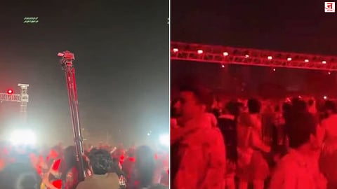 दांडिया खेळताना अचानक कोसळला लाइटचा स्टँड; इंजिनिअरिंगच्या विद्यार्थिनीचा मृत्यू, हादरवणारा VIDEO