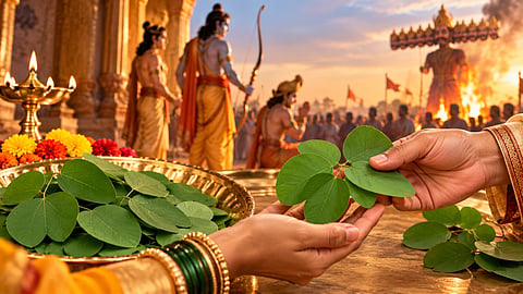 Dussehra 2026 : आपट्याची पानं म्हणजे सोनं! काय आहे या परंपरेमागची रंजक कथा?