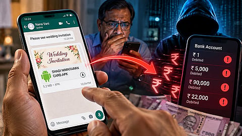 Cyber Fraud Alert : तुम्हालाही व्हॉट्सॲपवर लग्नपत्रिका आलीय? सावधान... APK फाइलमुळे क्षणात खातं होईल रिकामं  