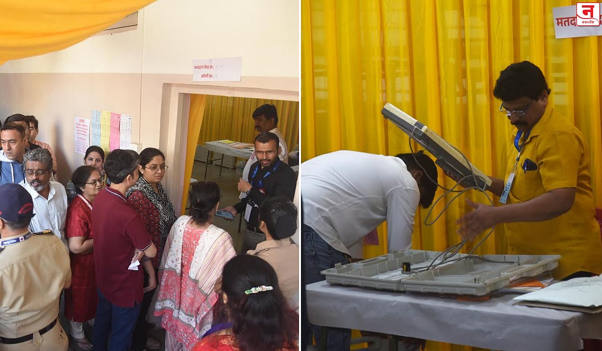 Thane : अनेक मतदान केंद्रांवर EVM बिघाड; मशीन बंद, सिरीयल क्रम चुकले; मतदारांना मनस्ताप