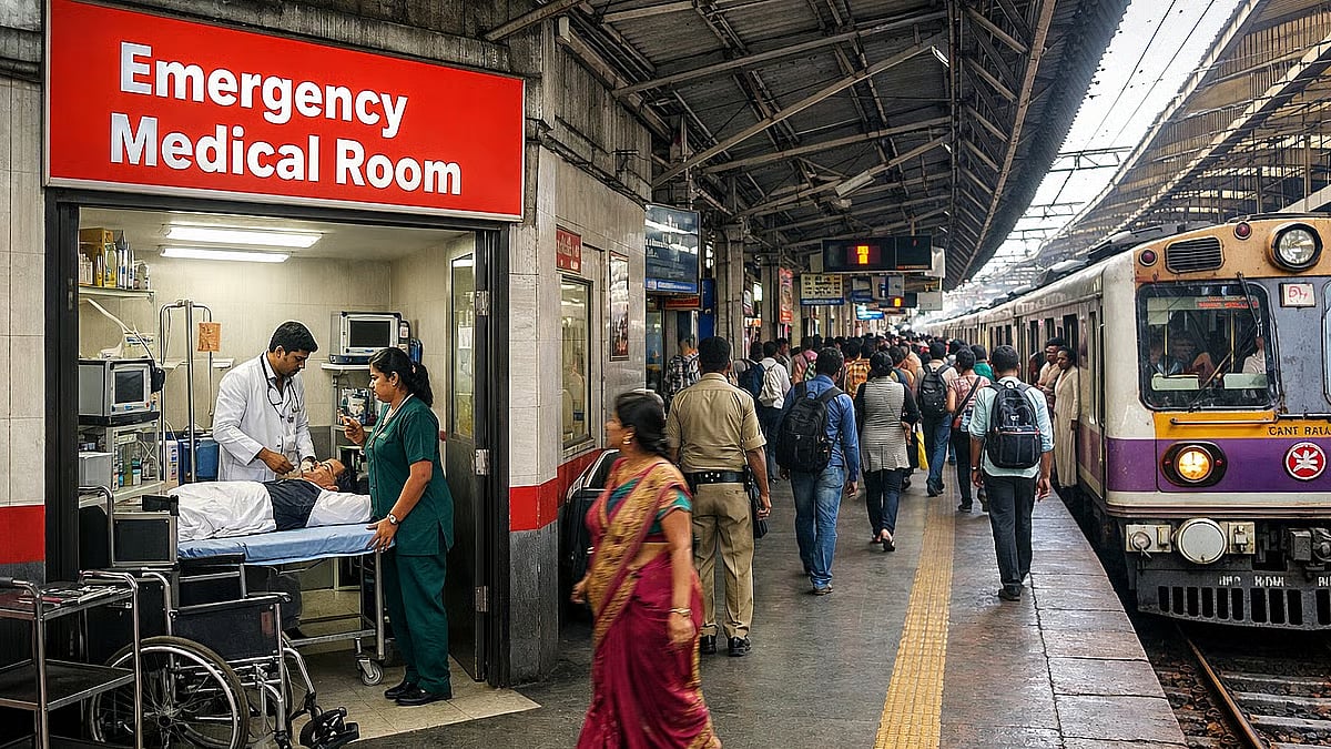 Mumbai : मध्य रेल्वेच्या  १८ स्थानकांवर सुरू होणार आपत्कालीन वैद्यकीय कक्ष; 'या' ठिकाणी  मिळणार त्वरित मदत